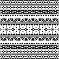 étnico geométrico nativo americano padronizar Projeto. tribal desatado listra padronizar dentro asteca estilo. Preto e branco. Projeto para têxtil, tecido, roupas, cortina, tapete, ornamento, papel de parede, invólucro. vetor