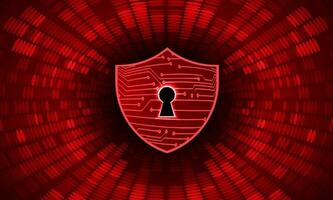 moderno cíber segurança tecnologia fundo com escudo vetor