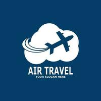 azul ar viagem agência viagem logotipo modelo vetor