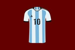 vetor Argentino futebol equipe membro messi jérsei