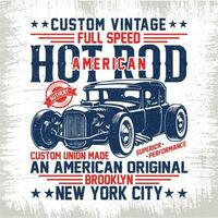 personalizadas oldtimer 1937 hotrod - quente Cajado t camisa Projeto vetor pró vetor