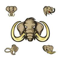 elefante logotipo vetor ilustrador