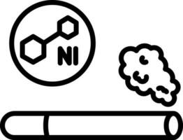 nicotina vetor ícone Projeto