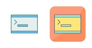 ícone de vetor de console exclusivo