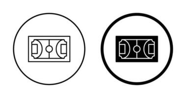ícone de vetor de campo de futebol