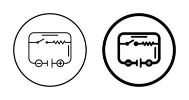 ícone de vetor de circuito elétrico