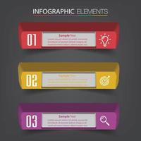 infográficos modernos de banner de modelo de caixa de texto vetor