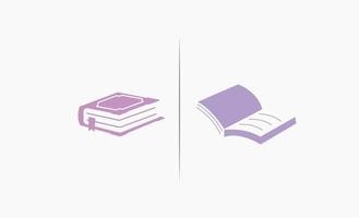 book or open book icon clipart design ilustração vetorial vetor