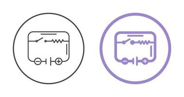 ícone de vetor de circuito elétrico