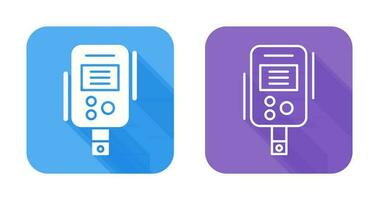 ícone de vetor de teste de diabetes