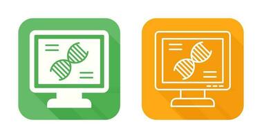 ícone de vetor de teste de dna