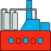 industrial ou em processamento plantar ícone. vetor