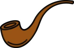 vetor placa ou símbolo do fumar cano.