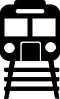 plano ilustração do uma trem. vetor
