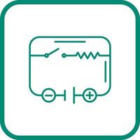 ícone de vetor de circuito elétrico