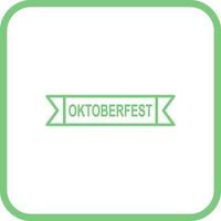 ícone de vetor de banner da oktoberfest