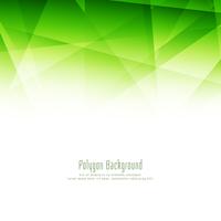 Abstrato elegante polígono verde elegante design de fundo vetor