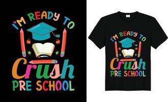 vetor costas para escola impressão pronto crianças escola,cartaz,caneca,t camisa Projeto