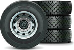 caminhão pneus material vetor Projeto