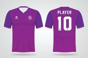 modelo de camisa esportiva para uniformes de time e design de camisetas de futebol vetor