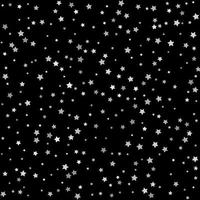 Confetes de luzes de natal cintilantes de fundo de estrelas de prata vetor