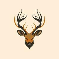 cativante veado caçador logotipo Projeto vetor