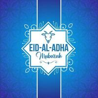 eid al-adha Mubarak islâmico festival social meios de comunicação Projeto vetor