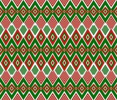 bordado indiano asteca étnico padronizar dentro Natal tema vetor