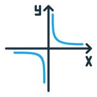 matemática gráfico vetor conceito colori ícone ou placa