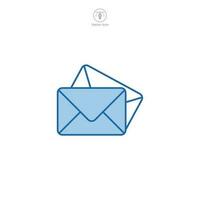 uma vetor ilustração do uma enviar ícone, simbolizando comunicação, mensagens, ou correspondência. ideal para rede interfaces, o email plataformas, e digital comunicação