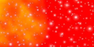 modelo de vetor vermelho azul claro com estrelas de néon ilustração decorativa com estrelas no padrão de modelo abstrato para embrulhar presentes