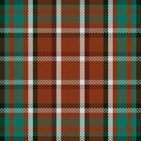 tartan xadrez desatado padronizar. tecido de algodão padrões. modelo para Projeto ornamento. desatado tecido textura. vetor ilustração