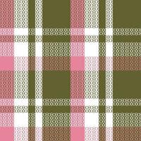 escocês tartan padronizar. tecido de algodão padrões tradicional escocês tecido tecido. lenhador camisa flanela têxtil. padronizar telha amostra incluído. vetor