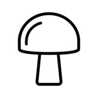 cogumelos ícone vetor. legumes ilustração placa. Comida símbolo. vetor