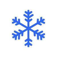 floco de neve ícone vetor. inverno ilustração placa. neve símbolo. Novo ano logotipo. vetor