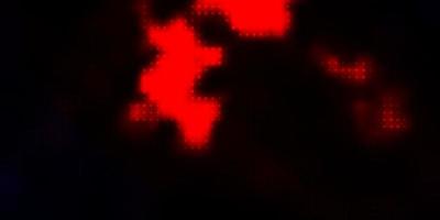 fundo vector vermelho escuro com ilustração abstrata de círculos glitter com padrão de gotas coloridas para folhetos de livretos