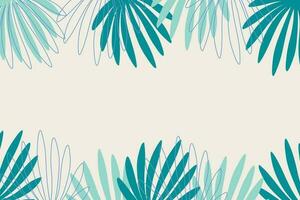 fundo floral tropical vetor