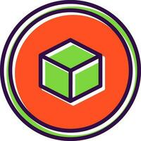 design de ícone de vetor de cubos