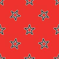 Estrela padronizar em vermelho fundo vetor