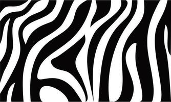 realista abstrato zebra pele padronizar vetor ilustração