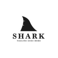 criativo do uma Tubarão barbatana logotipo Projeto conceito vetor ilustração símbolo ícone