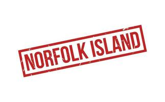 Norfolk ilha borracha carimbo foca vetor