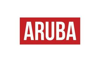 Aruba borracha carimbo foca vetor