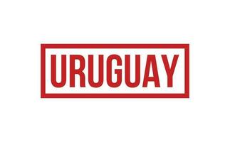 Uruguai borracha carimbo foca vetor