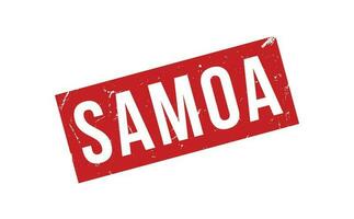 samoa borracha carimbo foca vetor