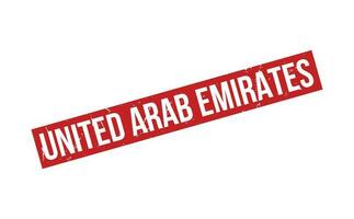 Unidos árabe Emirados borracha carimbo foca vetor