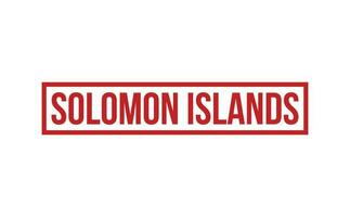 Salomão ilhas borracha carimbo foca vetor
