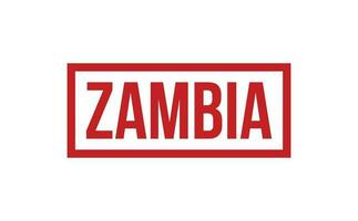 Zâmbia borracha carimbo foca vetor
