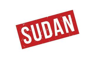 Sudão borracha carimbo foca vetor