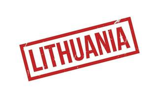 Lituânia borracha carimbo foca vetor